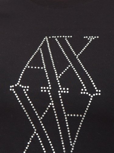 Жіноча футболка  ARMANI EXCHANGE T-SHIRT NERO