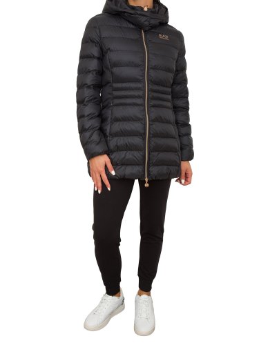 Женская куртка EA7 EMPORIO ARMANI CABAN COAT NERO