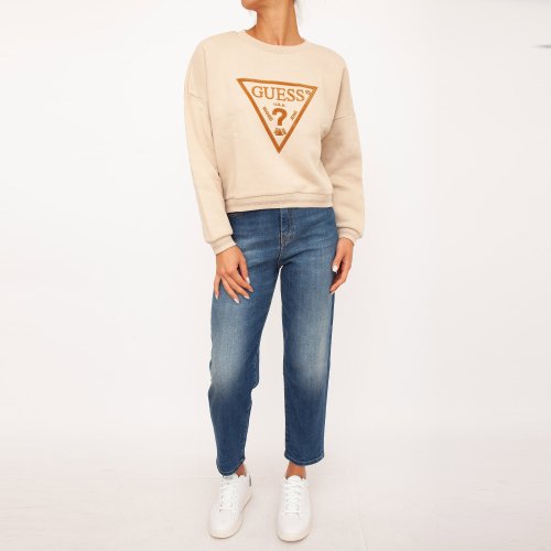 Жіноча толстовка GUESS JEANS FELPA BEIGE