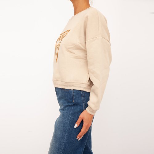 Жіноча толстовка GUESS JEANS FELPA BEIGE