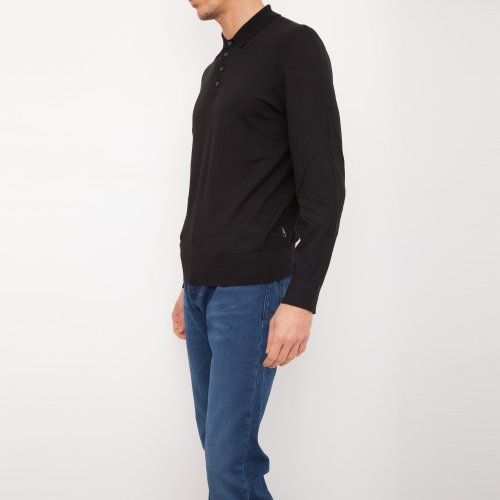 Мужское поло Z ZEGNA POLO NERO