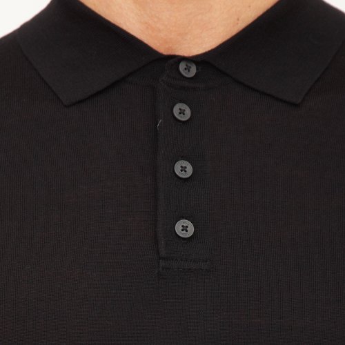 Мужское поло Z ZEGNA POLO NERO