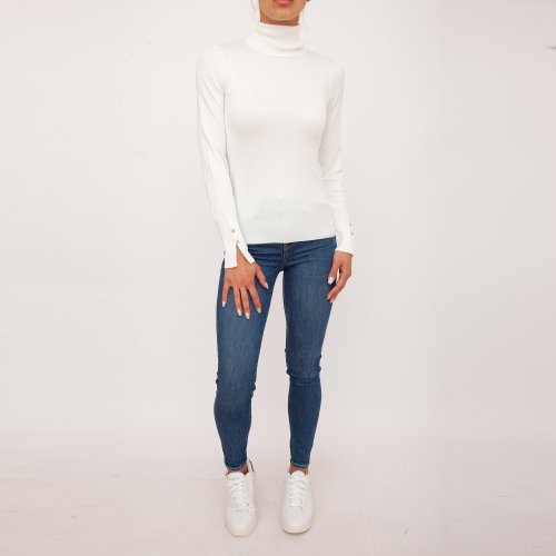 Жіночий светр GUESS JEANS MAGLIA BIANCO