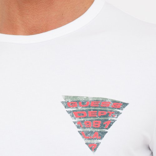 Чоловічий светр GUESS JEANS T-shirts Knit Top BIANCO