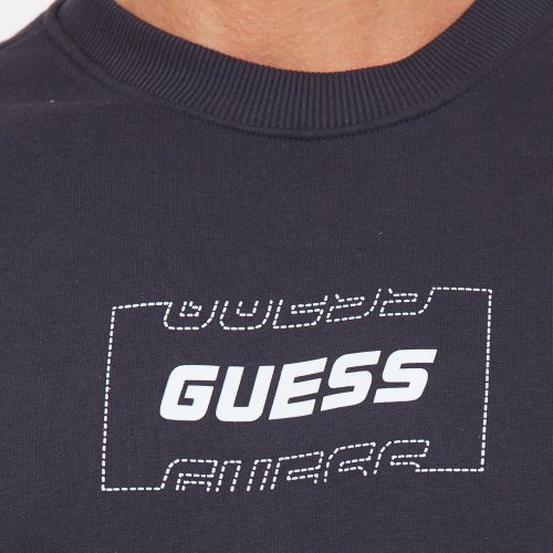 Мужская толстовка GUESS JEANS FELPA BLU