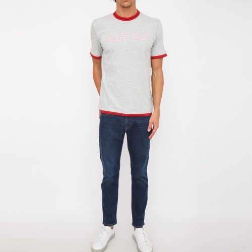 Чоловіча футболка GUESS JEANS TSHIRT MANICA CORTA GRIGIO