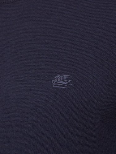 Мужской свитер ETRO MW KNITTED C-NECK BLU