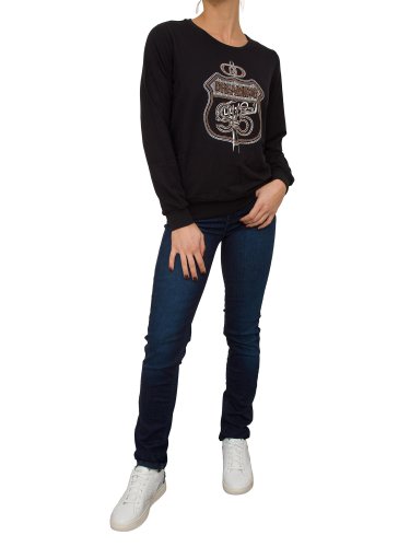 Жіноча толстовка LIU JO SWEATSHIRT NERO