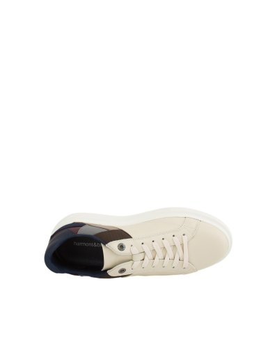 Чоловічі кросівки HARMONT & BLAINE SCARPA UOMO CALF - TEX FABRIC BEIGE