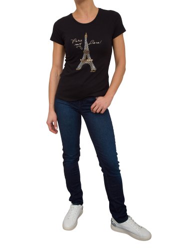 Жіноча футболка LIU JO T-SHIRT NERO