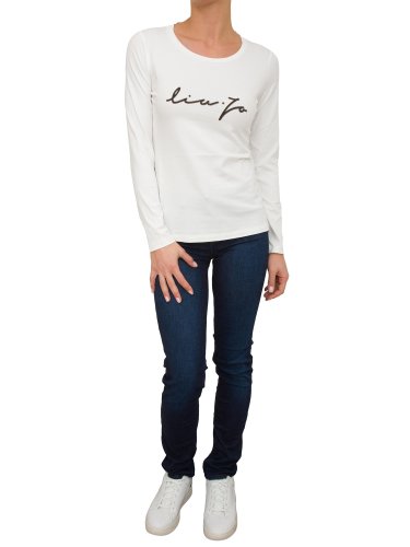 Жіноча футболка LIU JO T-SHIRT BIANCO