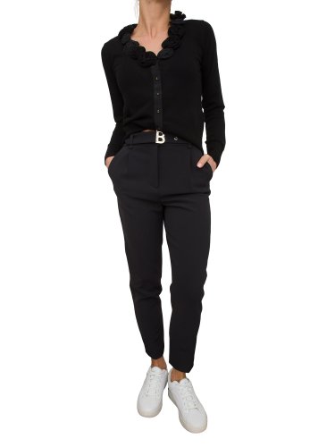 Жіночі повсякденні штани BLUGIRL Pantalone tessuto NERO