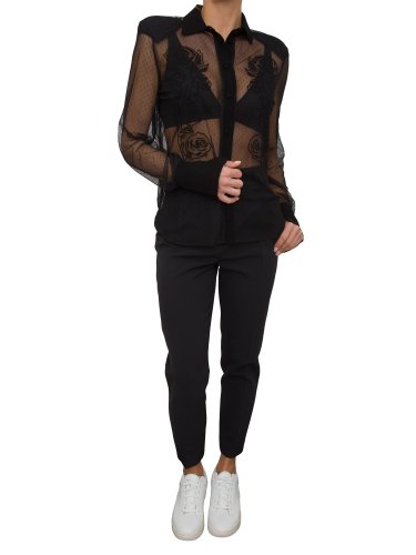 Жіноча сорочка з довгим рукавом  BLUGIRL Camicia NERO