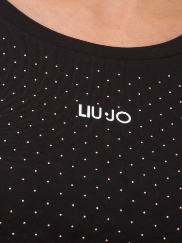 Женская футболка LIU JO T-SHIRT NERO