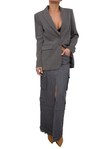 Длинная юбка PATRIZIA PEPE GONNA/SKIRT GRIGIO
