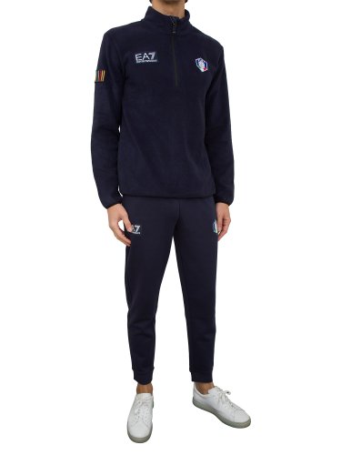 Мужская толстовка EA7 EMPORIO ARMANI FELPA BLU