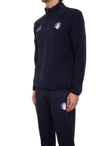 Мужская толстовка EA7 EMPORIO ARMANI FELPA BLU