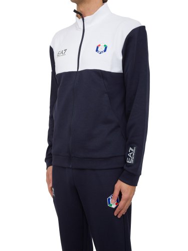 Чоловіча толстовка  EA7 EMPORIO ARMANI FELPA BLU