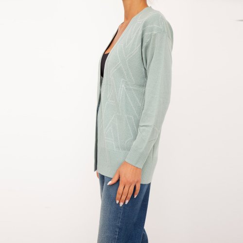 Жіночий кардиган ARMANI EXCHANGE CARDIGAN VERDE ACQUA