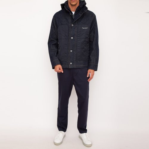 Мужская куртка ARMANI EXCHANGE CABAN COAT BLU DENIM
