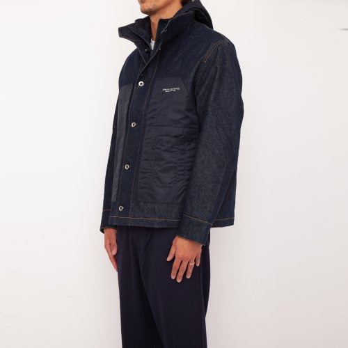 Мужская куртка ARMANI EXCHANGE CABAN COAT BLU DENIM