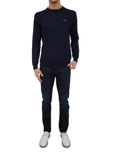 Мужской свитер  GUESS JEANS MAGLIERIA CALATA BLU