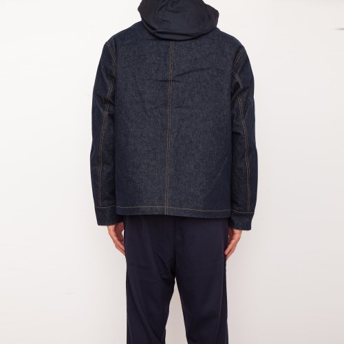 Мужская куртка ARMANI EXCHANGE CABAN COAT BLU DENIM