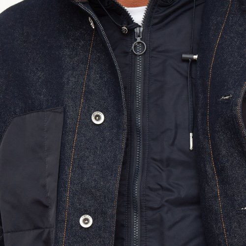Мужская куртка ARMANI EXCHANGE CABAN COAT BLU DENIM