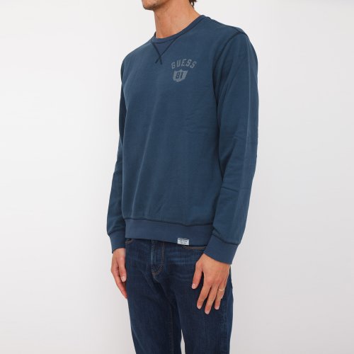 Мужская толстовка GUESS JEANS FELPA BLU