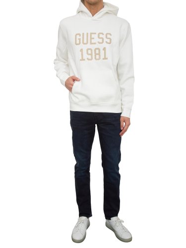 Мужская толстовка GUESS JEANS FELPE AVORIO