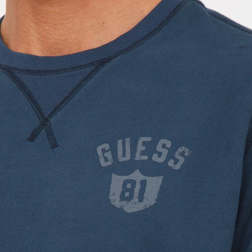 Мужская толстовка GUESS JEANS FELPA BLU