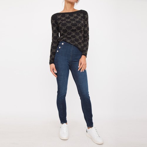 Жіночі джинси GUESS JEANS 5 TASCHE BLU DENIM