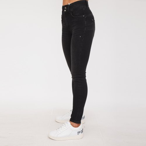Жіночі джинси GUESS JEANS 5 TASCHE NERO