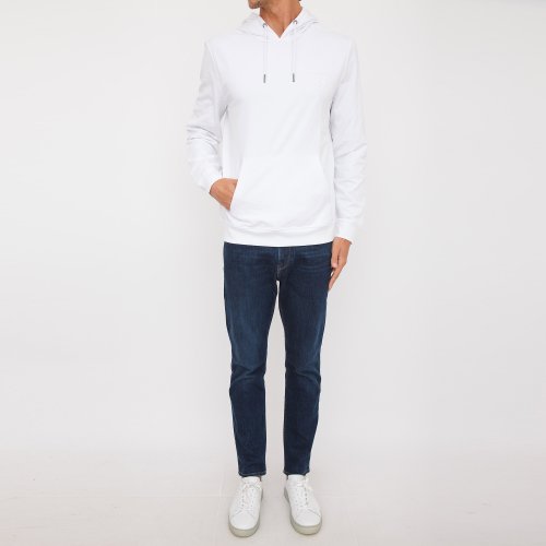 Мужская толстовка GUESS JEANS FELPA BIANCO