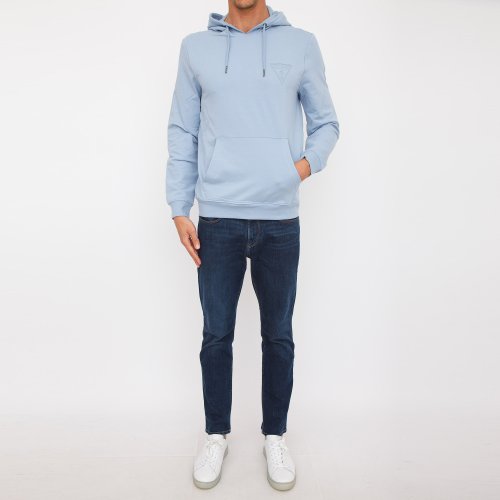 Мужская толстовка GUESS JEANS FELPA AZZURRO