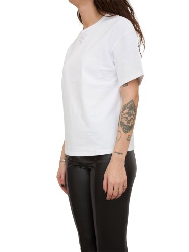 Женская футболка FRACOMINA COTTON OVER T-SHIRT WHITE BIANCO
