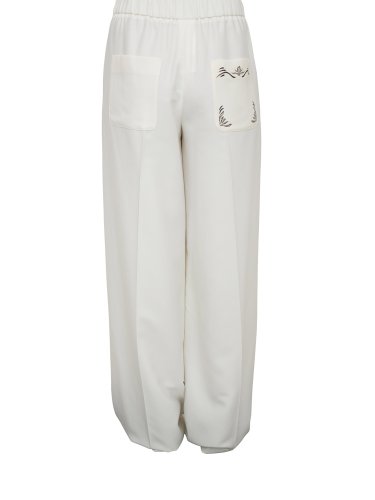 Жіночі повсякденні брюки MARELLA Long trouser BIANCO