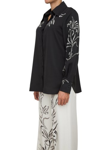 Женская рубашка с длинным рукавом MARELLA Shirt NERO