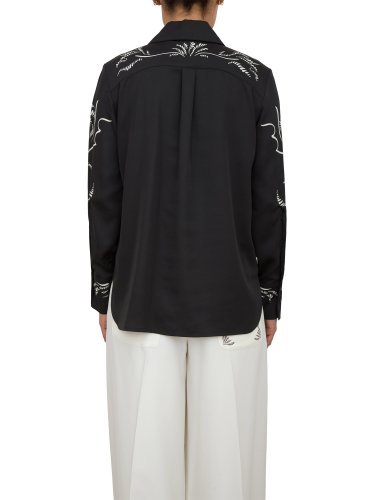 Женская рубашка с длинным рукавом MARELLA Shirt NERO