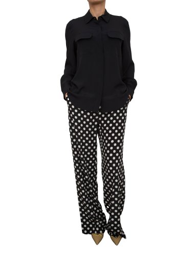 Женская рубашка с длинным рукавом MARELLA Shirt NERO
