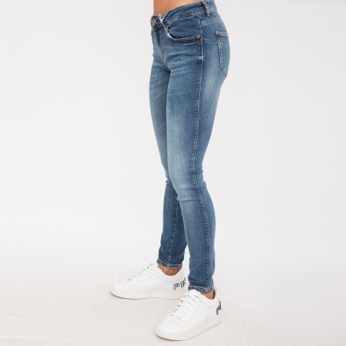 Женские повседневные брюки GUESS JEANS 5 TASCHE BLU DENIM