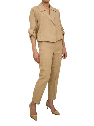 Жіночі повсякденні брюки MARELLA Long trouser BEIGE