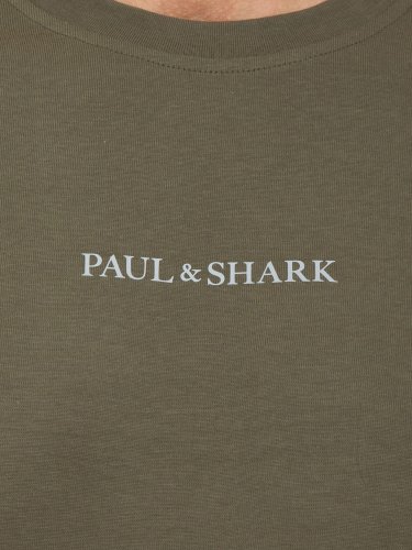 Чоловіча футболка PAUL&SHARK T-SHIRT COTONE VERDE
