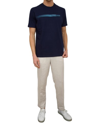 Чоловіча футболка PAUL&SHARK T-SHIRT COTONE BLU