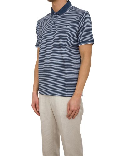 Мужское поло PAUL&SHARK POLO BOTTONI COTONE BLU
