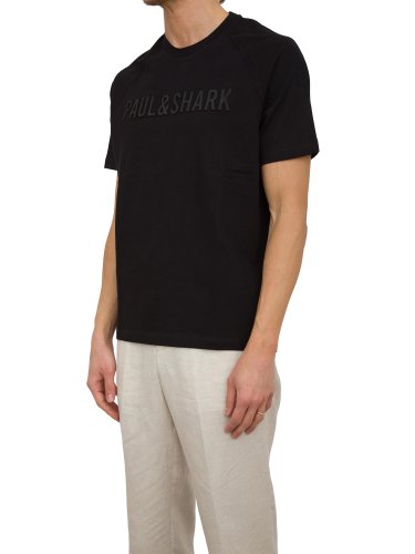 Чоловіча футболка PAUL&SHARK T-SHIRT COTONE NERO