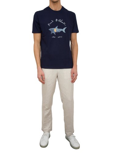 Чоловіча футболка PAUL&SHARK T-SHIRT COTONE BLU