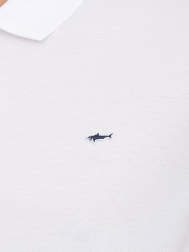 Мужское поло PAUL&SHARK POLO COTONE BIANCO