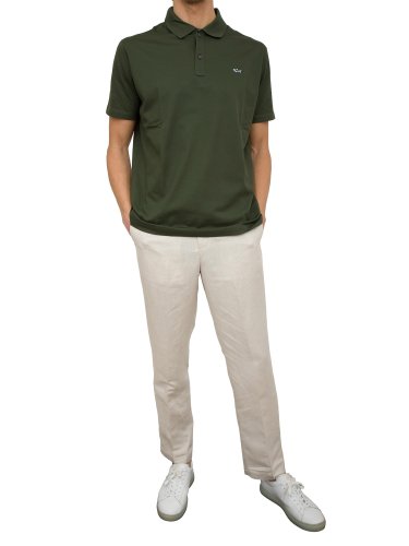 Чоловіче поло PAUL&SHARK  POLO COTONE VERDE