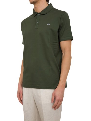 Чоловіче поло PAUL&SHARK  POLO COTONE VERDE